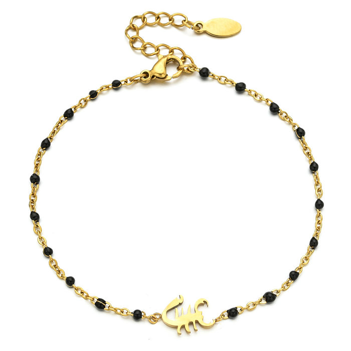 Commute Scorpion Stainless Steel Plating Gold Plated Bracelets