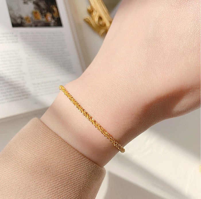 Titanium Steel Gold-plated Bracelet
