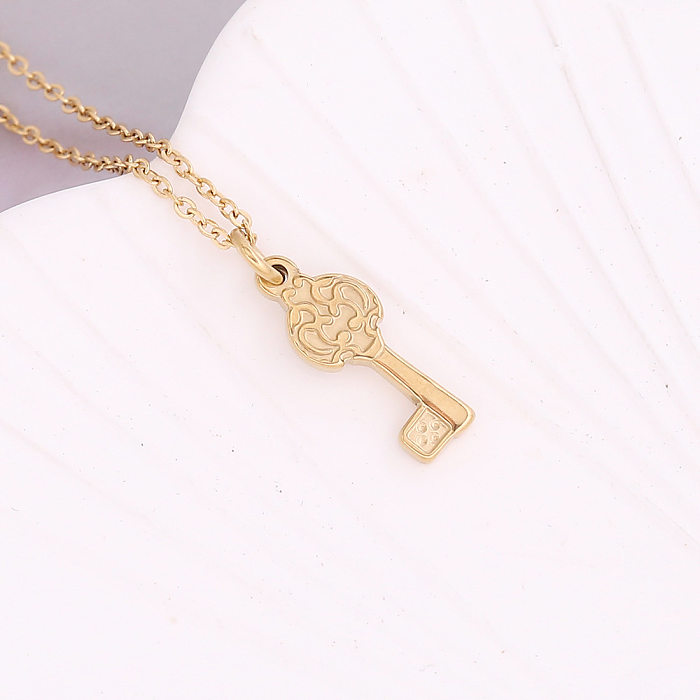 New Oil Drop Cross Eye Pendant Personalized Stainless Steel  Necklace