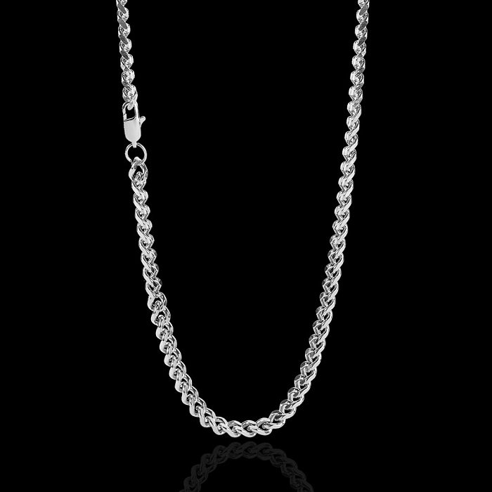 Hip-Hop Geometric Stainless Steel  Plating Necklace 1 Piece