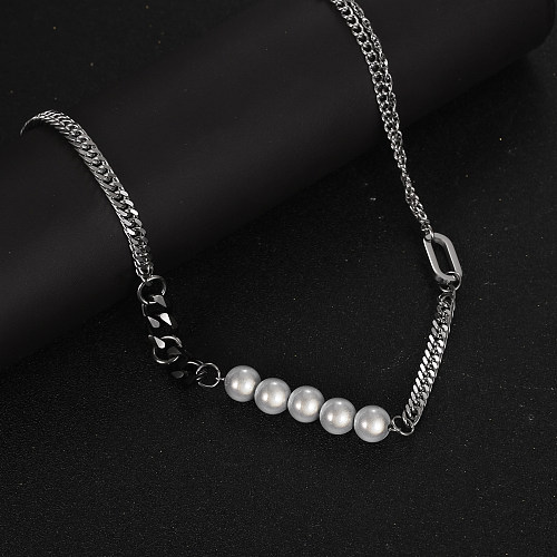 IG Style Korean Style Geometric Stainless Steel Sweater Chain
