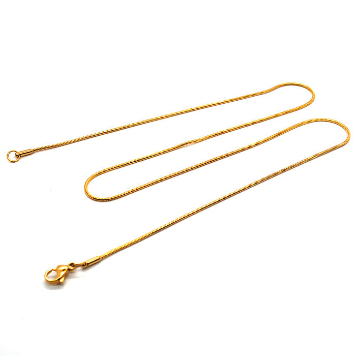 Simple Style Geometric Stainless Steel  Plating Necklace 1 Piece