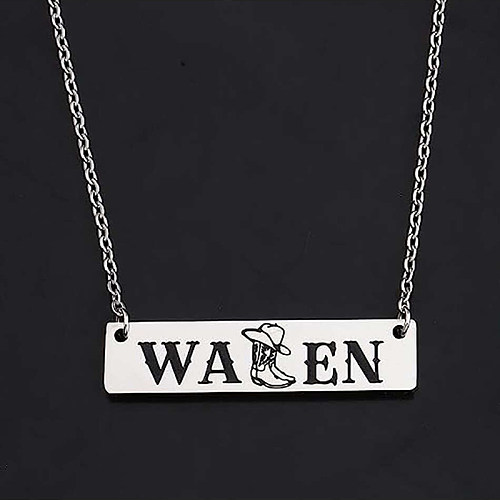 Simple Style Streetwear Letter Stainless Steel  Carving Pendant Necklace