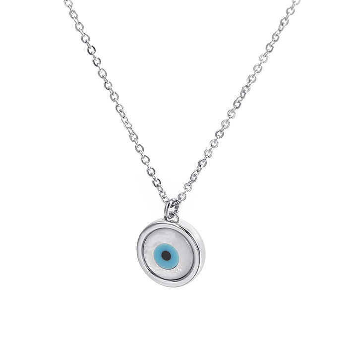 Wholesale Fashion Stainless Steel Devil Eyes Necklace jewelry