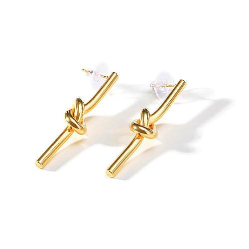 Simple Style Geometric Stainless Steel  Metal Earrings 1 Pair