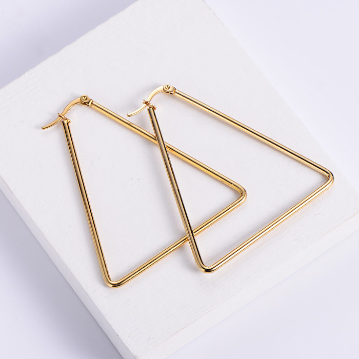 Mode-Ohrringe in Dreiecksform aus Edelstahl, Großhandel für Schmuck