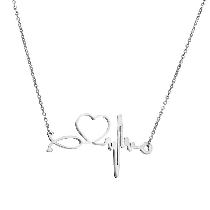 Fashion Circle Stainless Steel Necklace