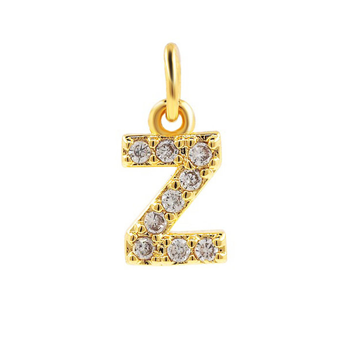 Bohemian Letter Stainless Steel  Plating 18K Gold Plated Necklace