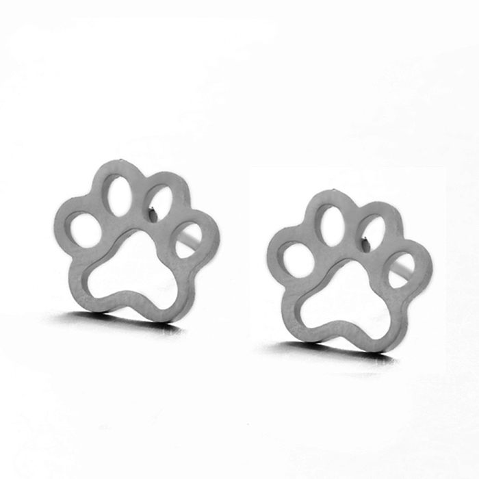 Simple Cat Claw Alloy Earrings Wholesale