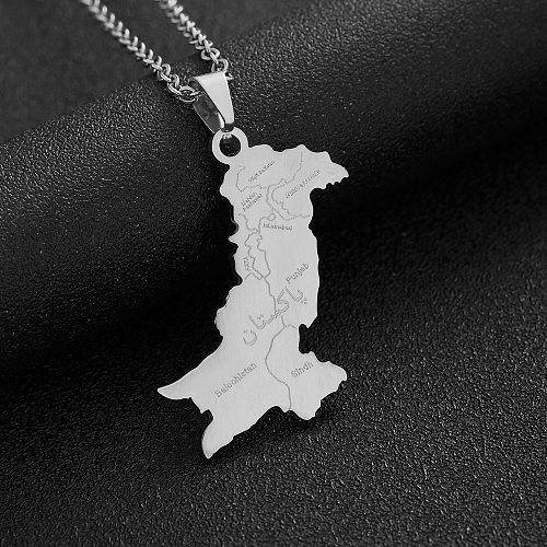 1 Piece Fashion Letter Stainless Steel  Plating Pendant Necklace