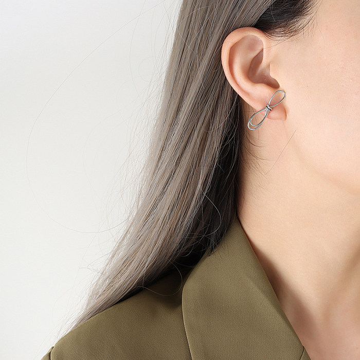 Fashion Geometric Stainless Steel Earrings Plating Stainless Steel  Earrings