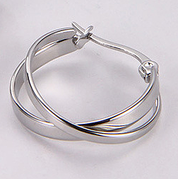 Simple Style Geometric Stainless Steel Earrings Plating Stainless Steel  Earrings 1 Piece
