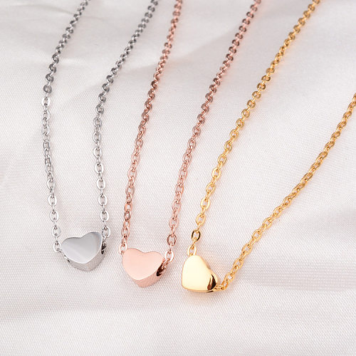 Wholesale Jewelry Heart Shape Stainless Steel Necklace jewelry
