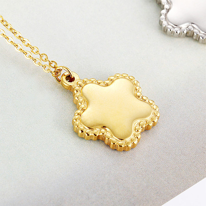 Fashion Stainless Steel  Clavicle Chain Korean Temperament Small Starfish Necklace