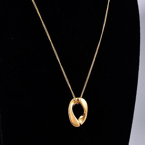 IG Style Streetwear Geometric Stainless Steel Pendant Necklace