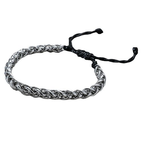 Bracelets de placage en acier inoxydable d'impression de style simple en gros