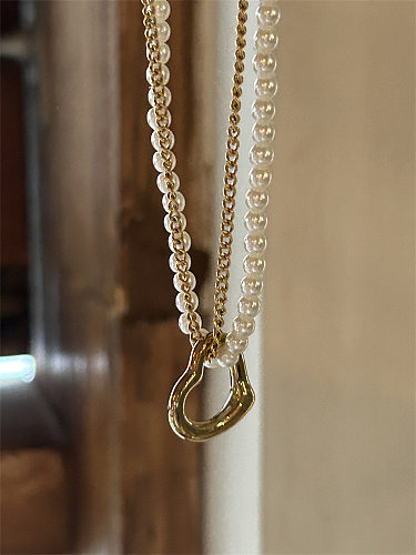 Herzförmige Edelstahl-Halskette im modernen Stil in großen Mengen