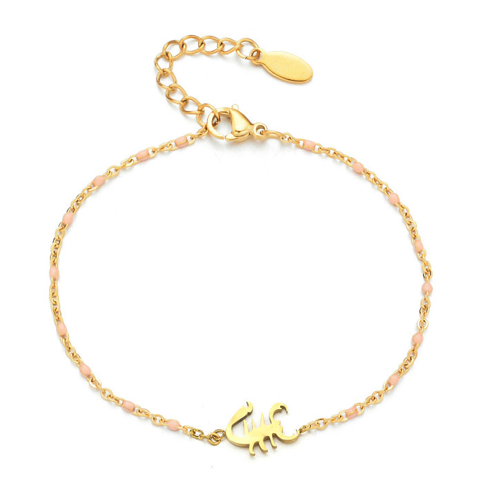 Commute Scorpion Stainless Steel Plating Gold Plated Bracelets