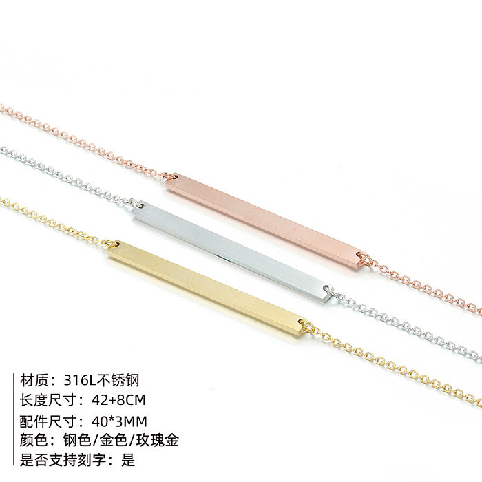 New Products Stacked Multi-layer Stainless Steel  Necklace Ladies Pearl Necklace Accessories Wholesale jewelry