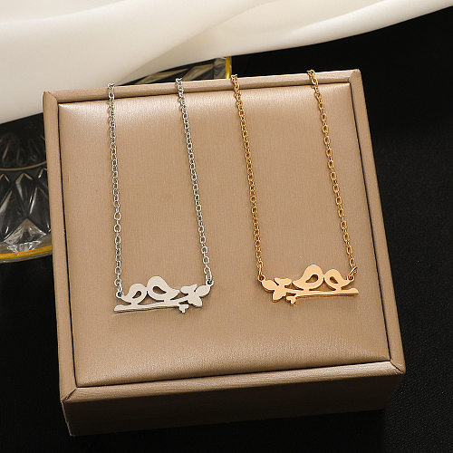 Fashion Bird Stainless Steel  Necklace Stainless Steel  Necklaces