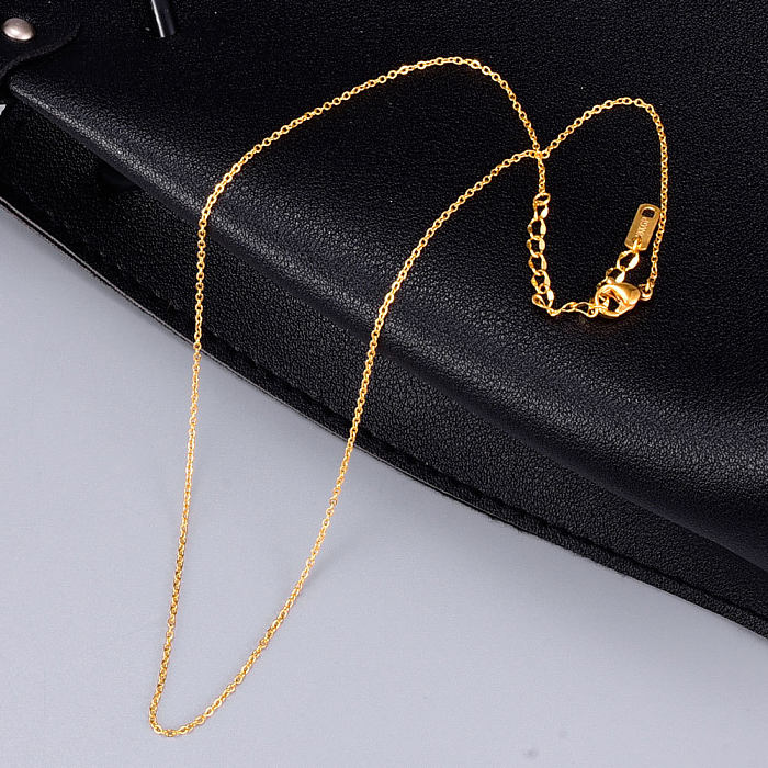 Fashion Geometric Cross Stainless Steel Necklace Wholesale