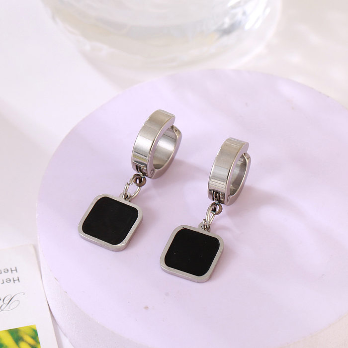 Casual Cross Stainless Steel  Plating Ear Clips 1 Piece 1 Pair