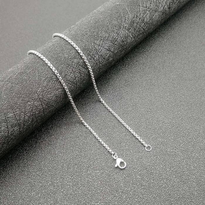 Hip-Hop Number Stainless Steel  Plating Pendants Necklace Pendant