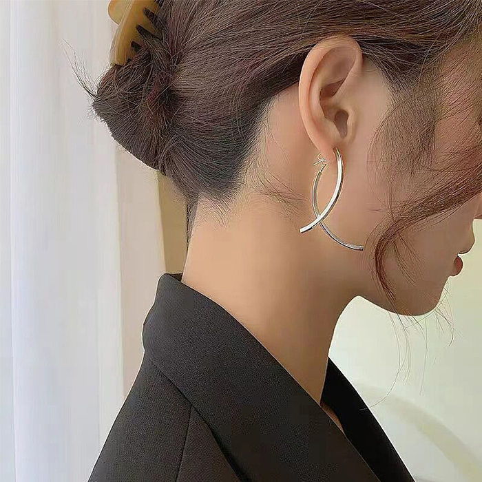 Fashion Geometric Stainless Steel  Ear Studs Plating Stainless Steel  Earrings