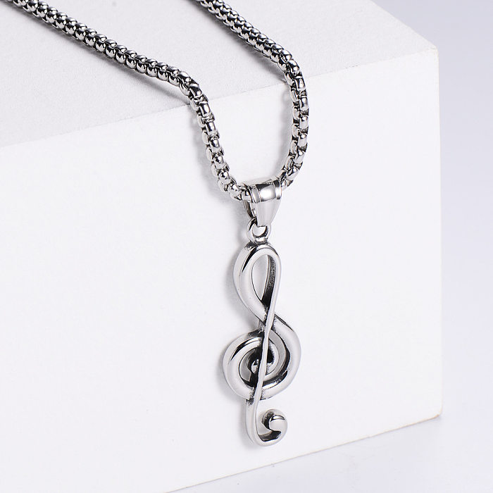 AML بسيطة اليابانية والكورية نمط الكهربائي رمز الموسيقى رمز الرجال والنساء الموسيقية ملاحظة حلية هدية