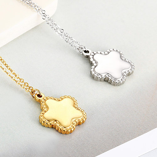 Fashion Stainless Steel  Clavicle Chain Korean Temperament Small Starfish Necklace