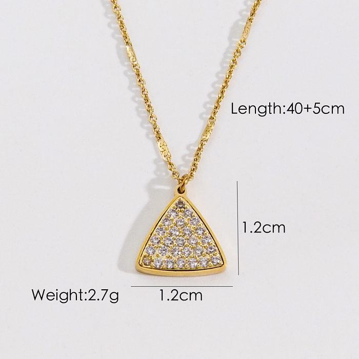 Modern Style Star Stainless Steel Natural Stone Pendant Necklace In Bulk