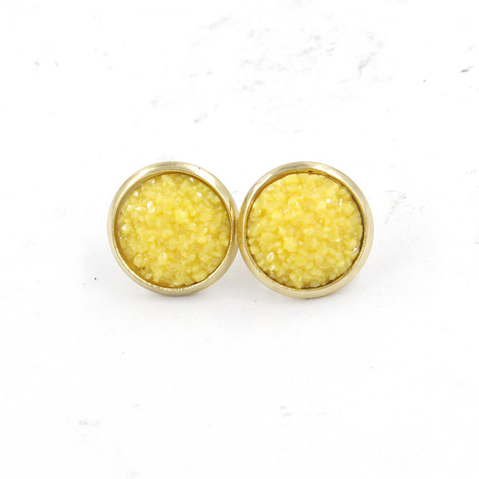 1 par de pinos de orelha banhados a ouro de aço inoxidável estilo simples estilo IG