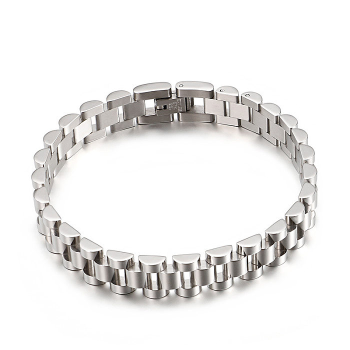 Retro Geometric Stainless Steel Plating Bracelets 1 Piece