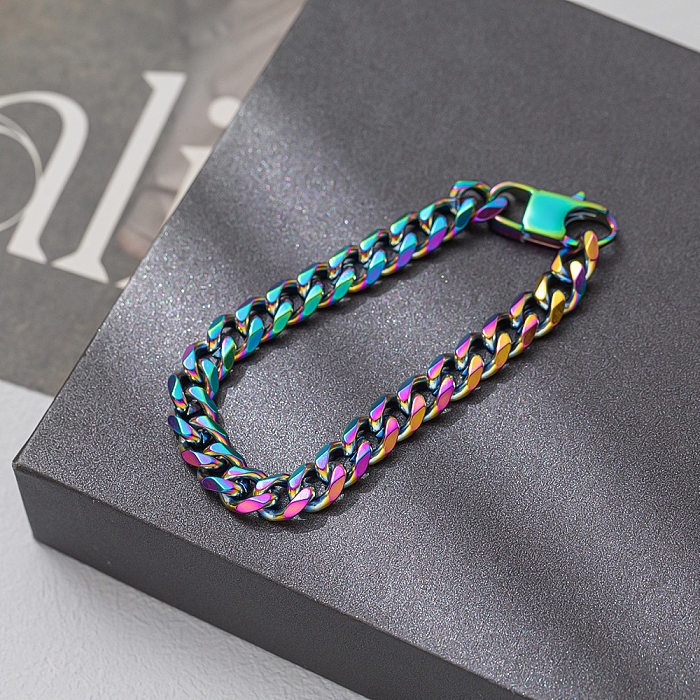 Original Design Colorful Titanium Steel Plating Bracelets 1 Piece