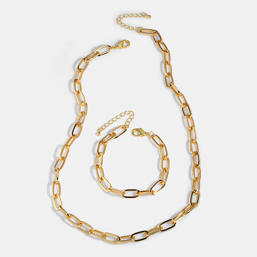 Bijoux tendance chaîne cubaine collier en acier inoxydable chaîne de mode collier hip-hop en acier inoxydable bijoux en gros