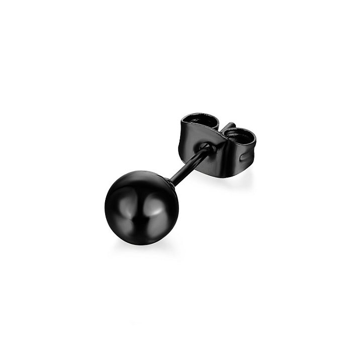 Simple Style Geometric Stainless Steel Ear Studs 1 Piece
