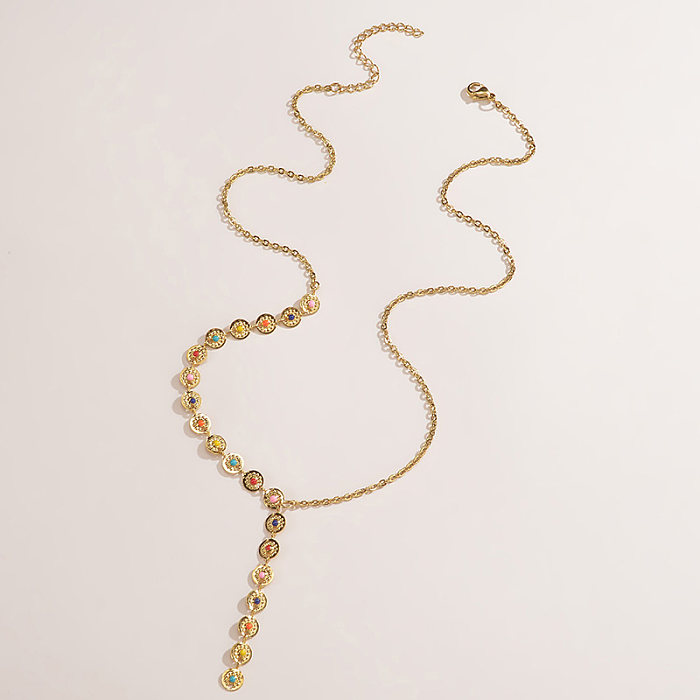Süße Stern-Herz-Form-Edelstahl-Halskette mit Überzug aus Edelstahl-Halsketten