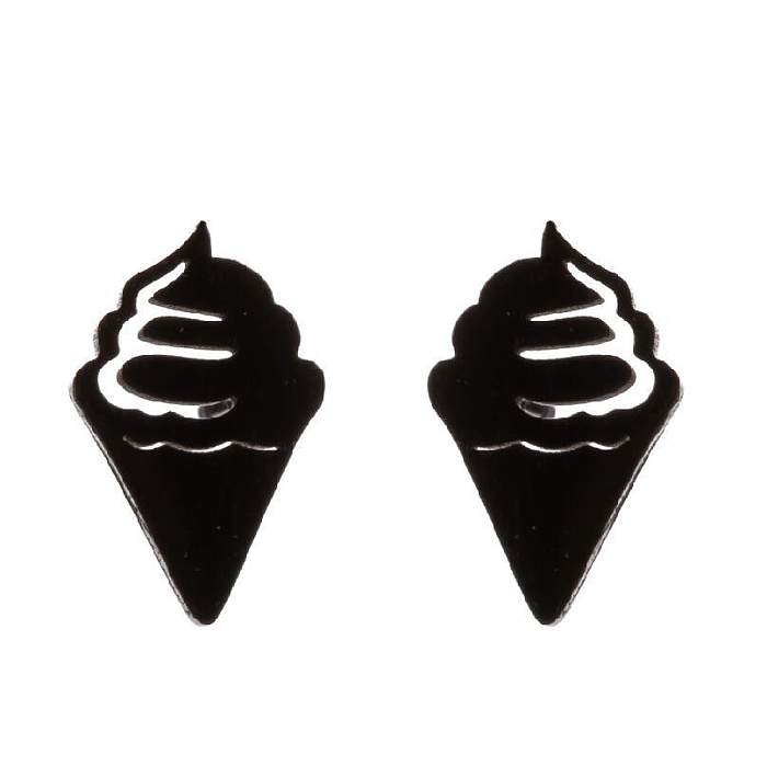 Fashion Geometric Stainless Steel  Plating Ear Studs 1 Pair