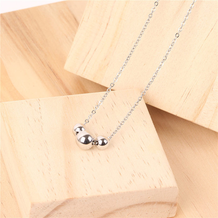 Titanium&Stainless Steel  Fashion Geometric Necklace  (NE0068-A)  Fine Jewelry NHPY0627-NE0068-A