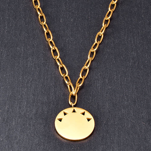 1 Piece Fashion Star Stainless Steel Pendant Necklace