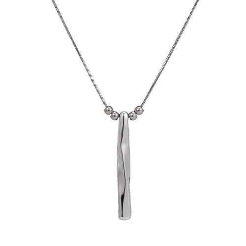 Fashion Geometric Stainless Steel Plating Pendant Necklace 1 Piece