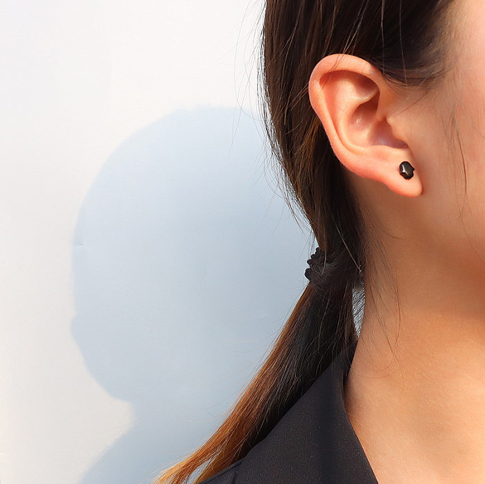 Little Star Korean Stainless Steel Earrings