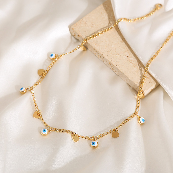 Elegante Stern-Halskette aus Edelstahl mit Strasssteinen