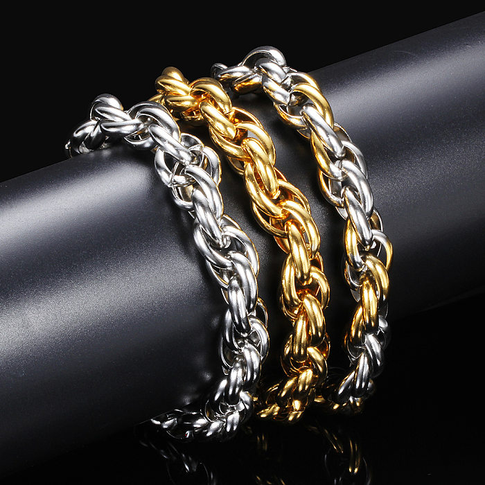 Fashion Round Titanium Steel Bracelets 1 Piece