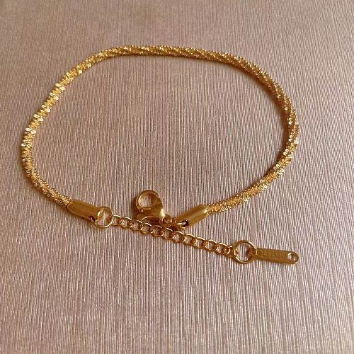Simple Style Geometric Stainless Steel Plating Metal Necklace 1 Piece