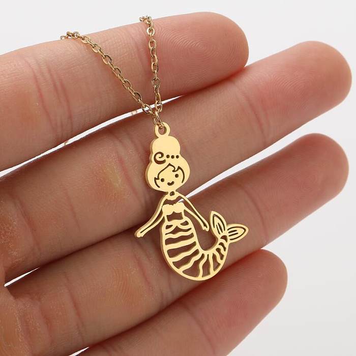 1 Piece Fashion Animal Stainless Steel Plating Necklace