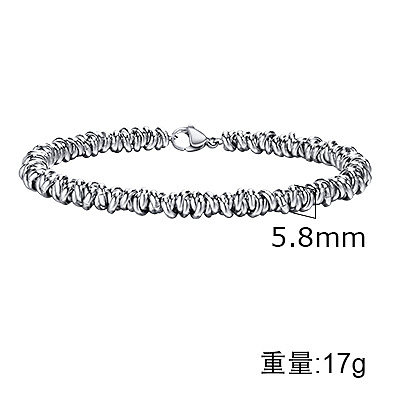 Vintage Style Simple Style Solid Color Stainless Steel Bracelets