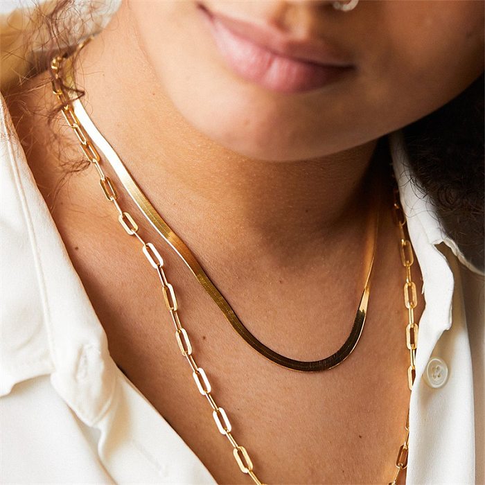 jewelry Simple Double Layered Necklace Wholesale Jewelry