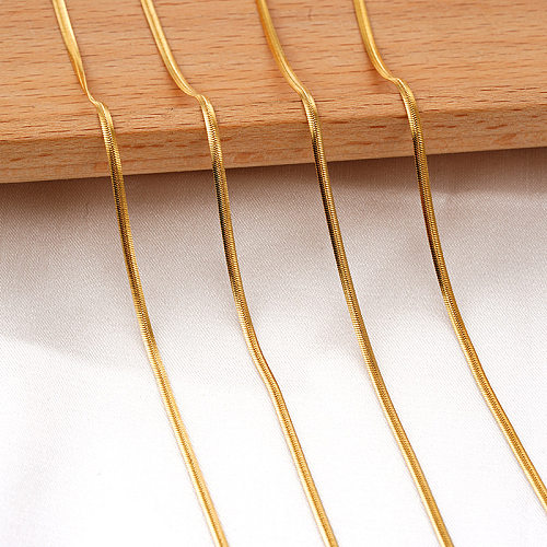 Simple Style Geometric Gold Plated Plating Necklace 1 Piece