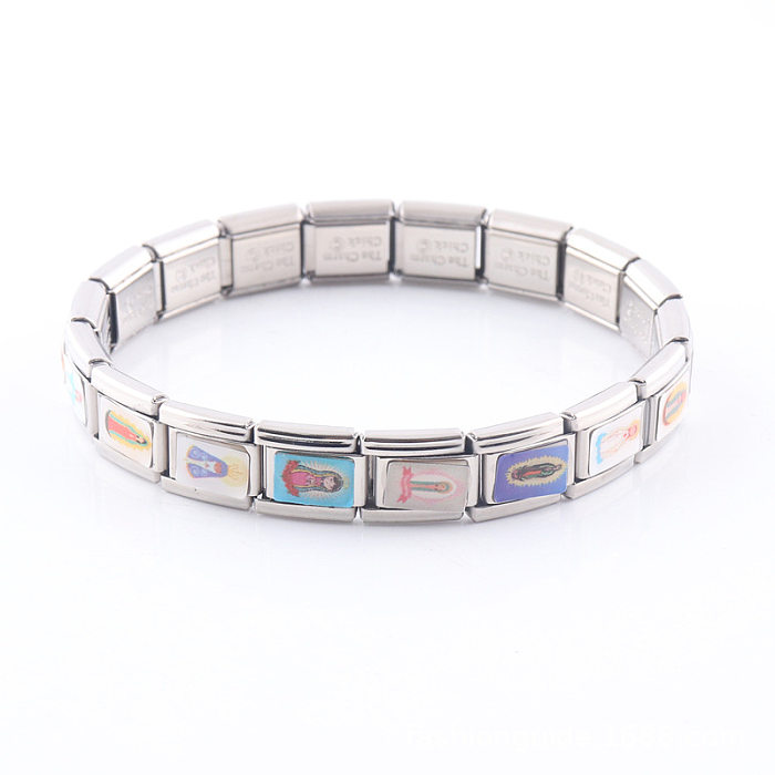 Casual Simple Style Human Stainless Steel Polishing Bracelets